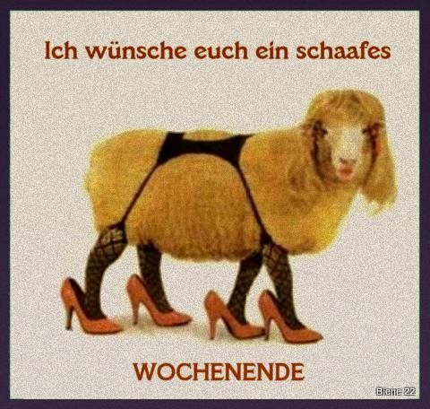 Schönes Wochenende wird gewünscht. lustich.de